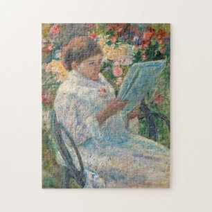 Sur un balcon par Mary Cassatt Jigsaw Puzzle