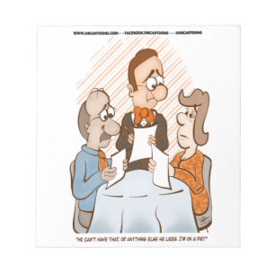 Sur Un Bloc-Notes Diète