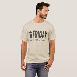 Sur un T-shirt de taverne de vendredi (Radiohead)