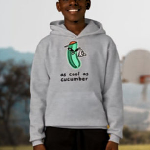 Sur un ton de concombre – Sweat à capuche pour enf