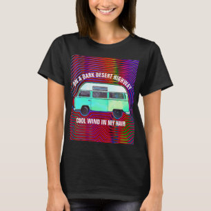 SUR UNE AUTOROUTE DARK DESERT, T-Shirts HIPPIE VAN