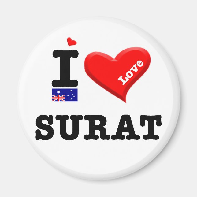 SURAT - I Love Magnet (Front)