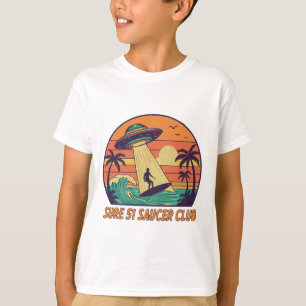Sure 51 Saucer Club – Retro UFO Surf  kids T-Shirt