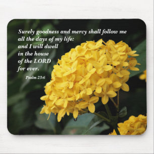Surely goodness and mercy... mouse pad