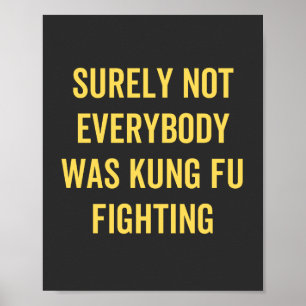 Surely Not Everybody Was Kung Fu Fighting Poster