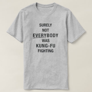 Surely not everybody was kung fu fighting T-Shirt
