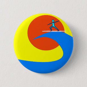 Surf 2 Inch Round Button