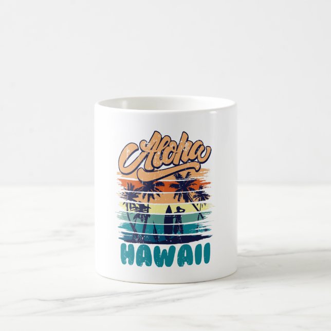 Surf - Aloha Hawaii Coffee Mug (Center)
