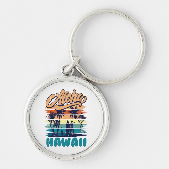 Surf - Aloha Hawaii Keychain (Front)