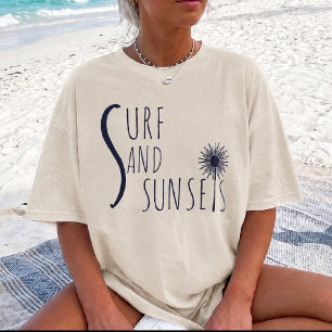 Surf and Sunsets Beach Vibes T-Shirt