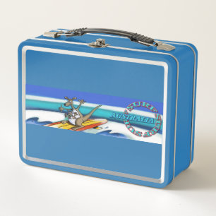 Surf Australia blue lunchbox