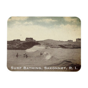 Surf Bathing, Sakonnet - Little Compton, RI Magnet