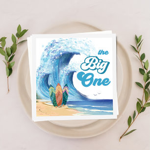 Surf Beach Birthday Party  Napkins