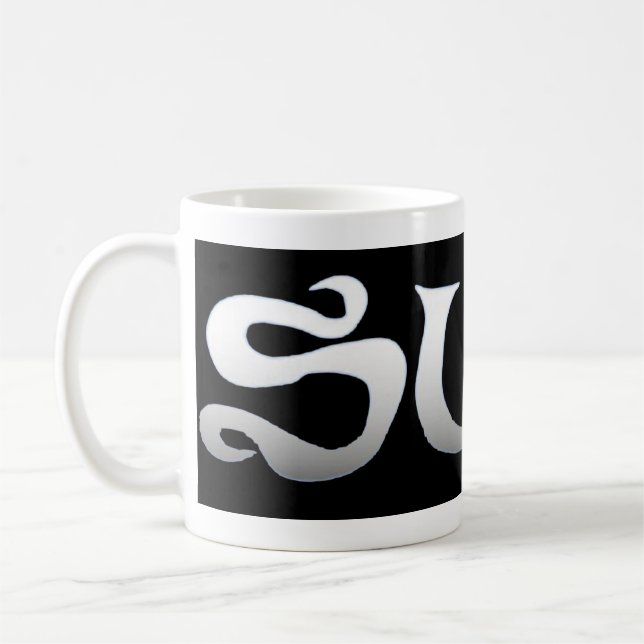 Surf black mug (Left)
