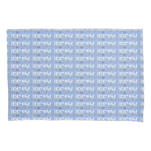Surf blue standard pillowcase
