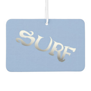 Surf blue tilted car air freshener