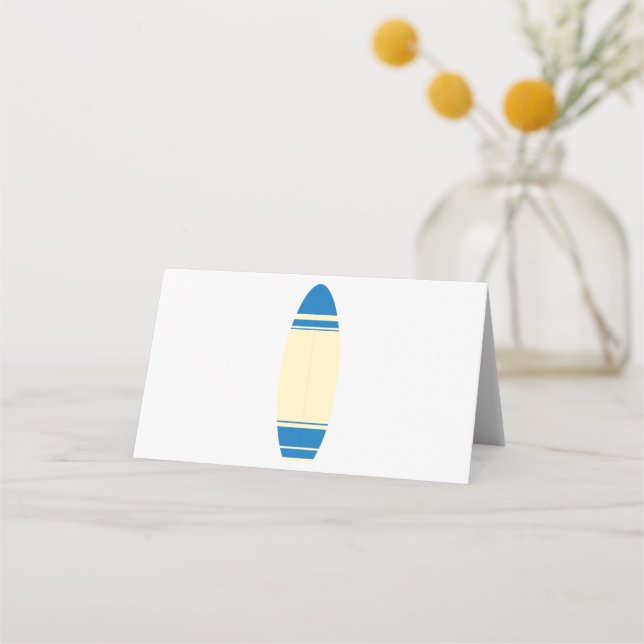 Surf Board Place Card (Front)