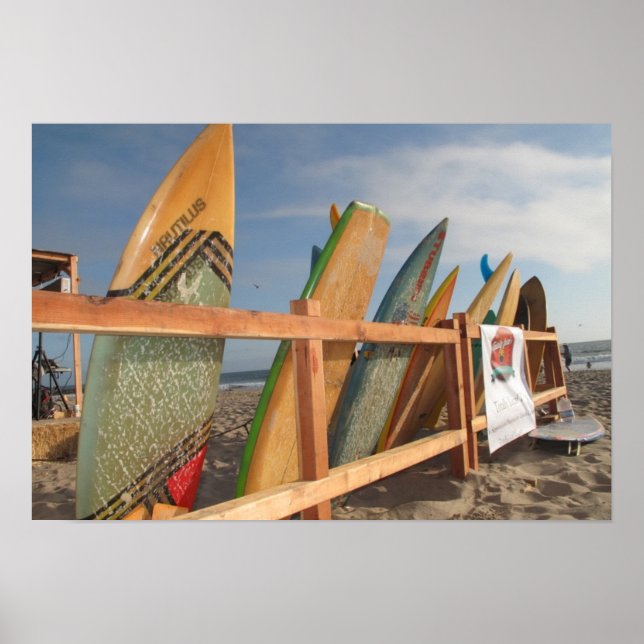 Surf board rodeo poster (Front)