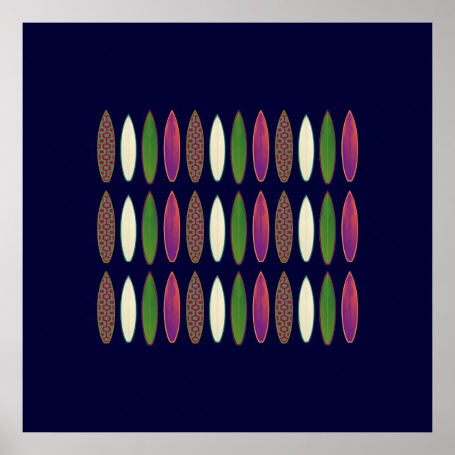 surf boards decor walls (Front)