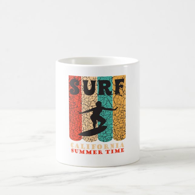 Surf California Coffee Mug (Center)