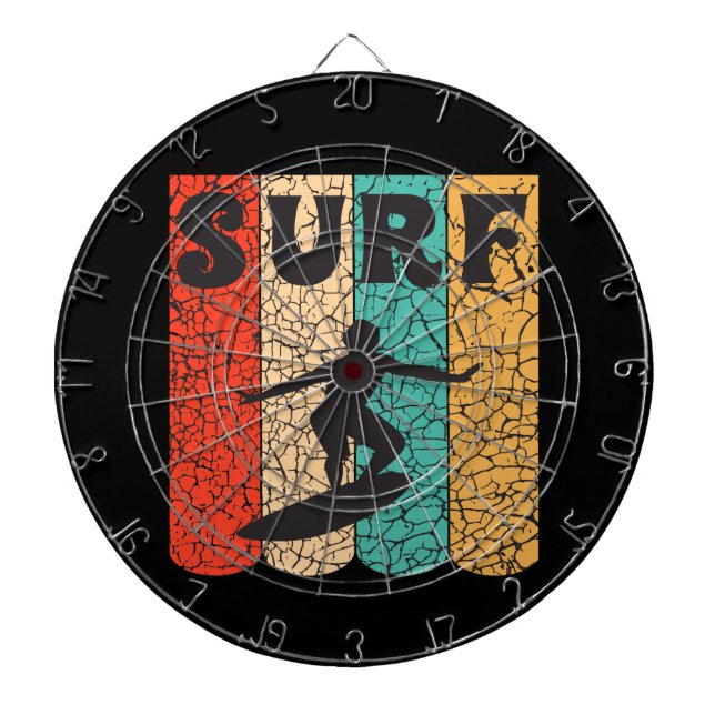 Surf California Dartboard (Front)