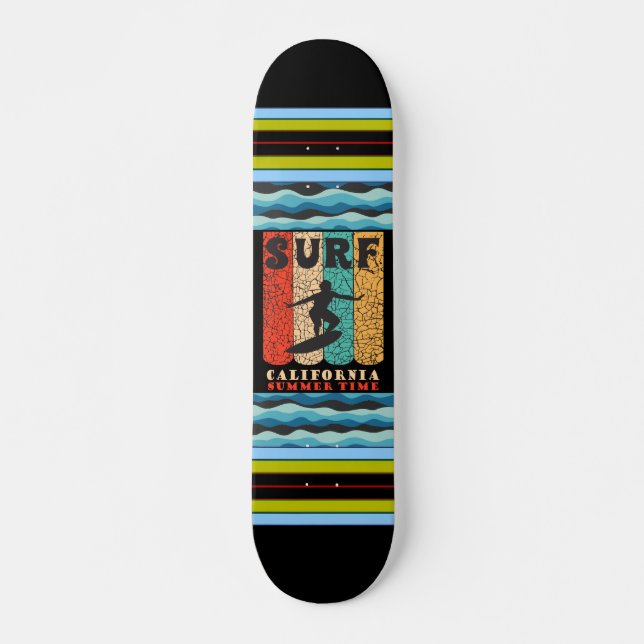 Surf California Skateboard (Front)