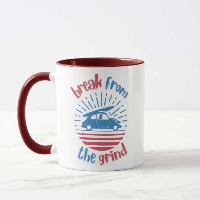 Surf Car Coffee Mug (Left)