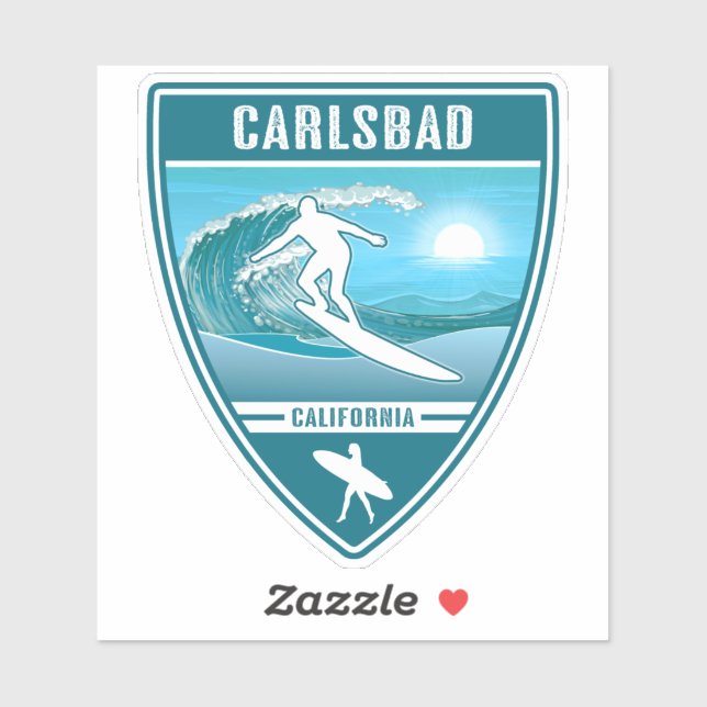 Surf Carlsbad California (Sheet)
