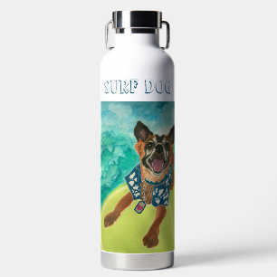Surf Chien Grande Bouteille d'eau