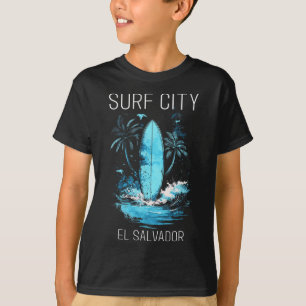Surf City El Salvador Surfing Vintage Surfer _3 T-Shirt