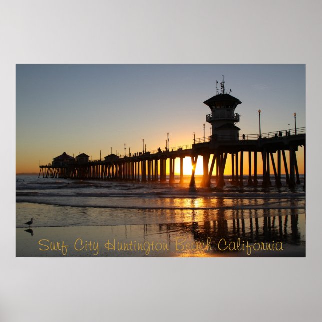 Surf City HB CA Poster (Front)