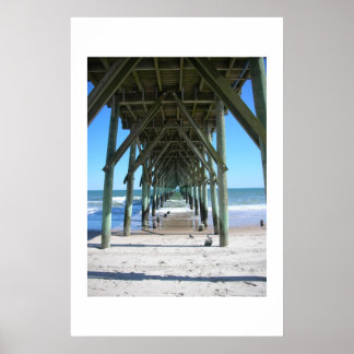 Surf City Pier Poster
