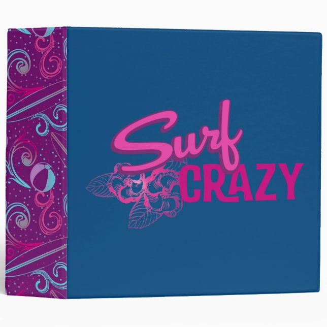 Surf Crazy Binder (Front/Spine)