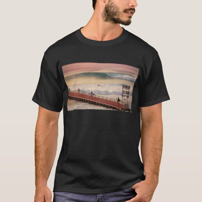 Surf Crew - Walking to The Waves - DB T-Shirt (Front)