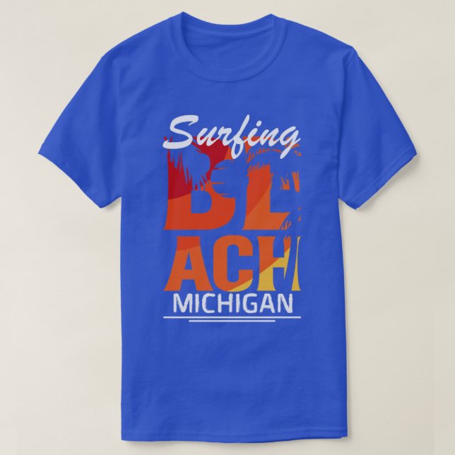 Surf day in Michigan  T-Shirt (Design Front)