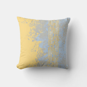 surf de mer bleu sable point abstrait coussin cous
