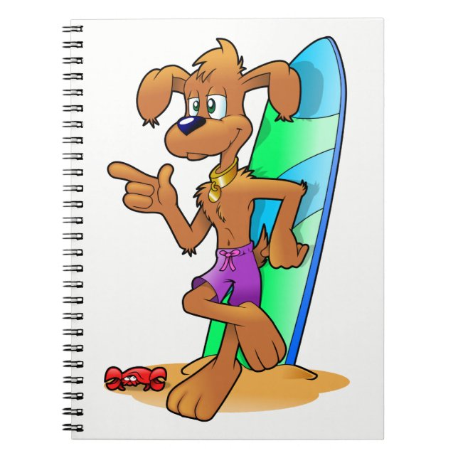 Surf Dog Notebook (Front)