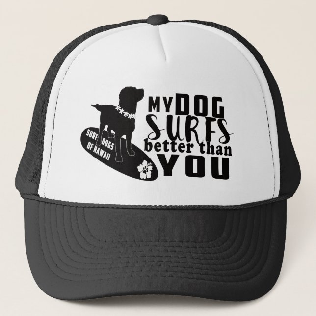 Surf Dogs Hawaii Gauntlet Trucker Hat (Front)
