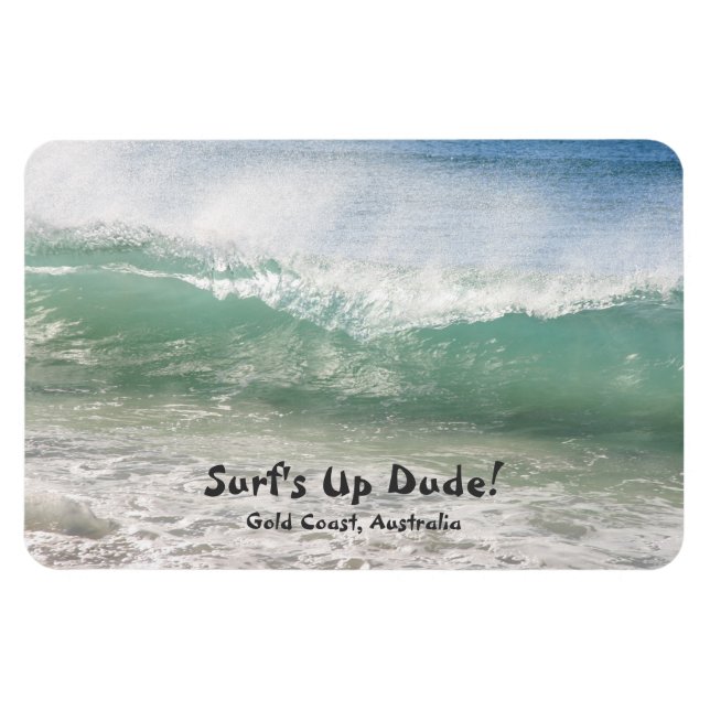 Surf Dude, Gold Coast - Magnet (Horizontal)