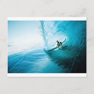 surf dude postcard