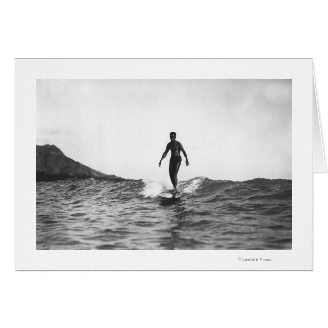 Surf en Honolulu Hawaii Surfer Longboard (Devant horizontal)