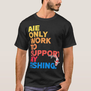 Surf fishing gifts for men fishing spots T-Shirt