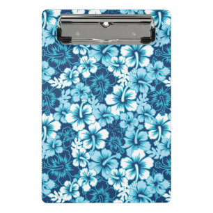 Surf Floral Hibiscus Pattern Mini Clipboard