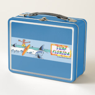 Surf Florida blue lunchbox