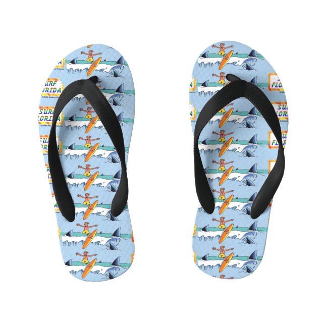 Surf Florida toddler flip flops (Footbed)