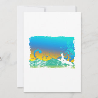 Surf Girl Invitation