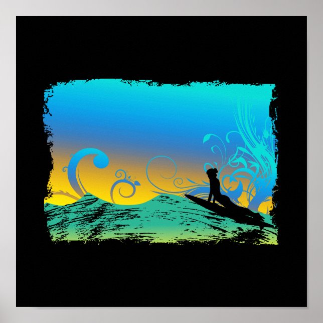 Surf Girl Poster (Front)