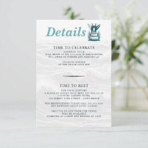 Surf Grooms Wedding Enclosure Card