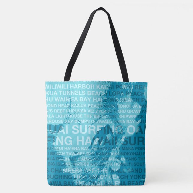 Surf Hawaii GreenRoom Hawaiian Surfer Beach Sac (Devant)