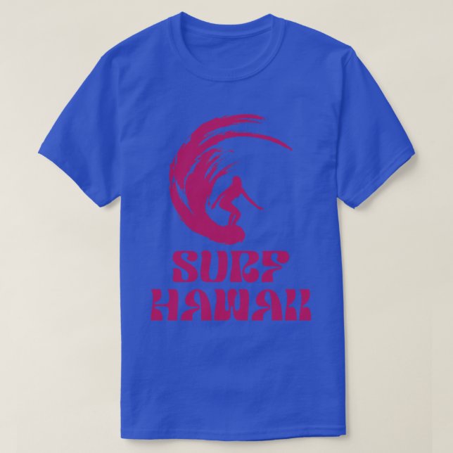 Surf Hawaii Hibiscus TShirt (Design devant)